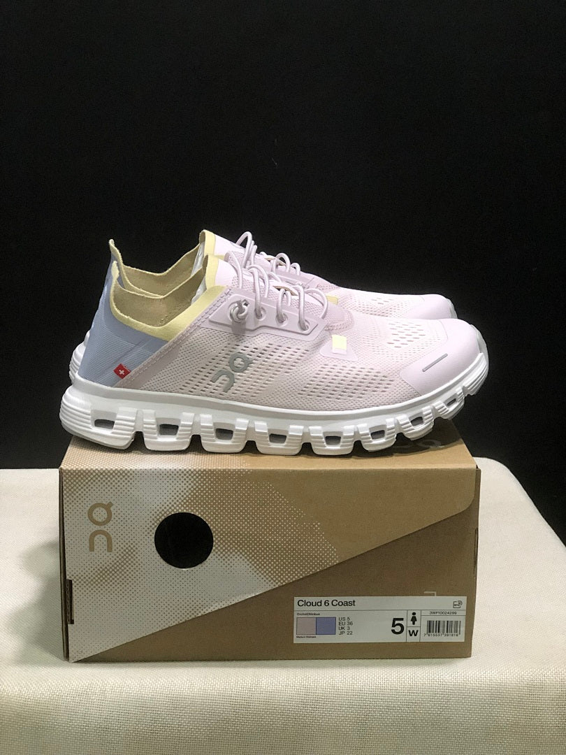 On Cloud 6 Coast Pink Sneakers