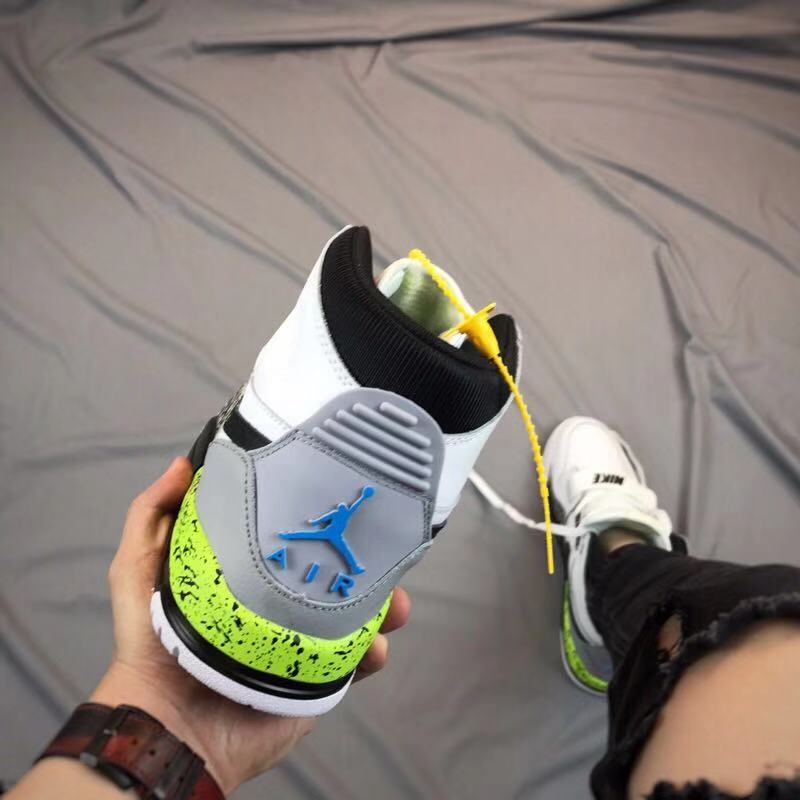 Jordan Air Jordan Legacy 312 High-Top Sneakers White Black Volt