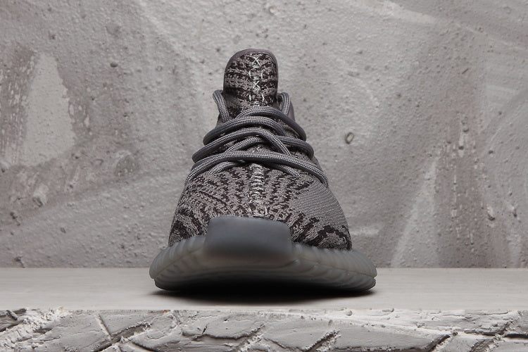 Yeezy 350 V2 Black and Gray Zebra Sneakers