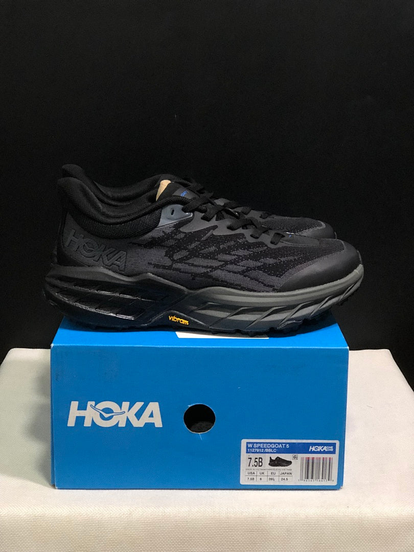 HOKA Speedgoat 5 Black Trail Running Shoes