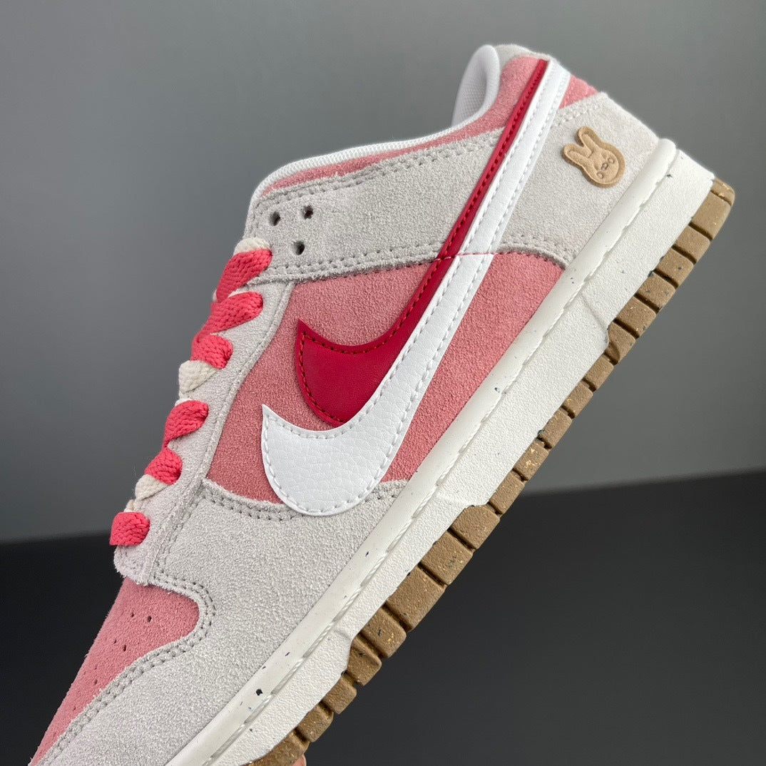 Nike Dunk Low SE Rabbit Year Pink White Sneakers DO9457-117