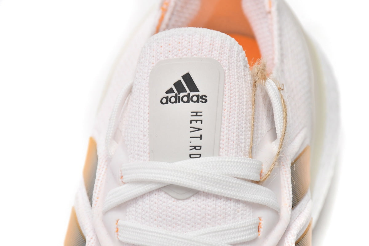 adidas Ultra Boost 2022 Heat.RDY White Flash Orange Running Shoes GZ0129