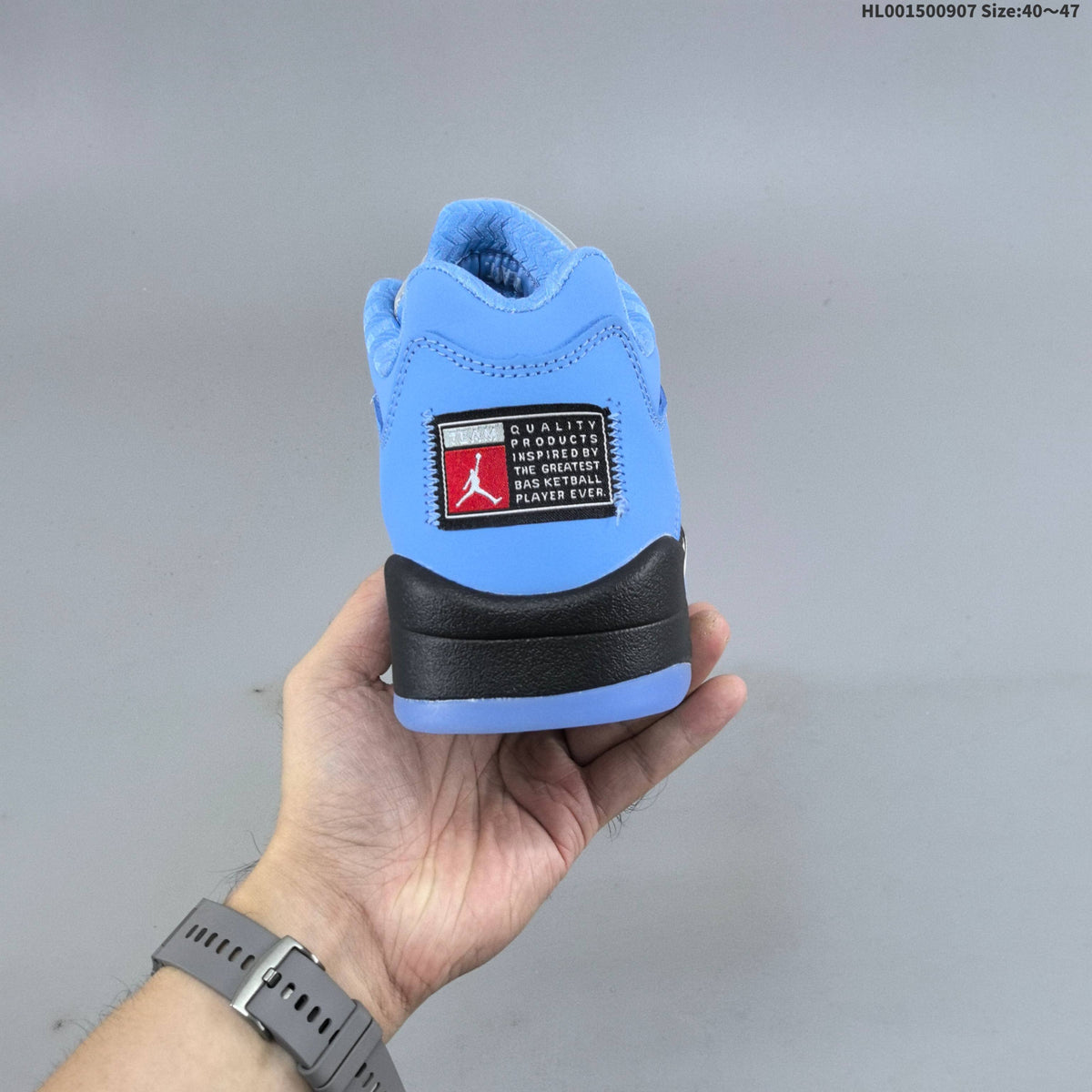 Air Jordan 5 Retro Low UNC Blue Sneakers