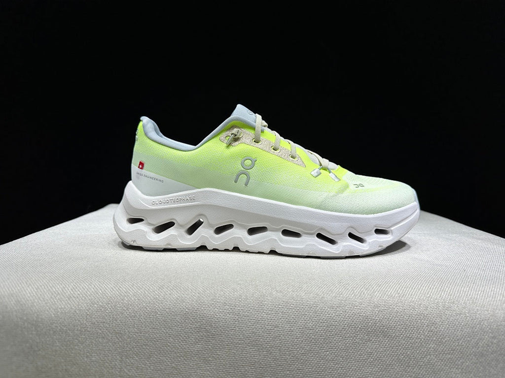 On Cloudtilt Sneakers in Lime and Ivory