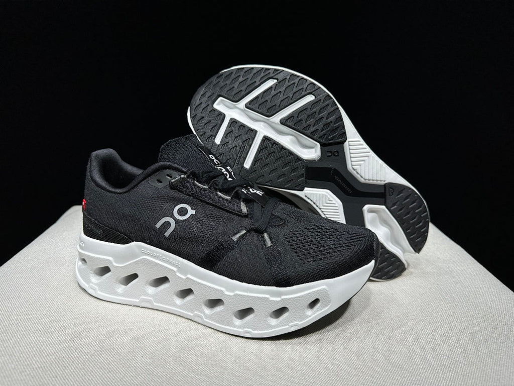 On CloudEclipse Black and White Running Shoes