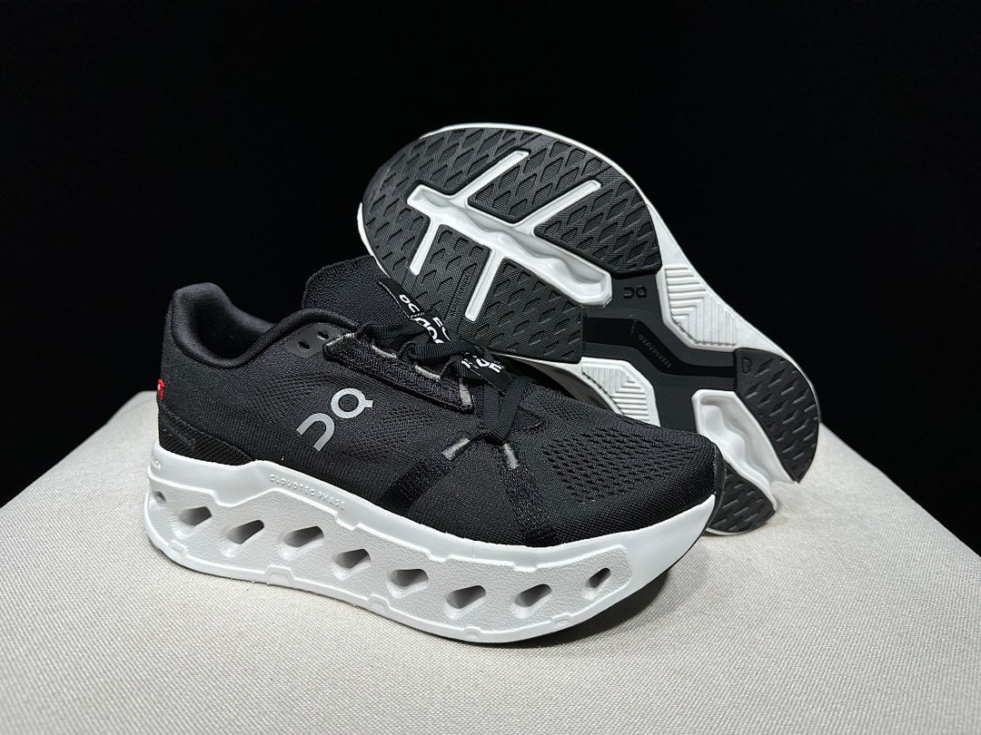 On CloudEclipse Black and White Running Shoes