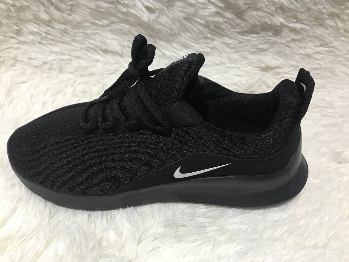 Nike Sportswear Black Mesh Low-Top Sneakers