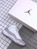 Jordan Air Jordan 11 White Glitter High-Top Sneakers