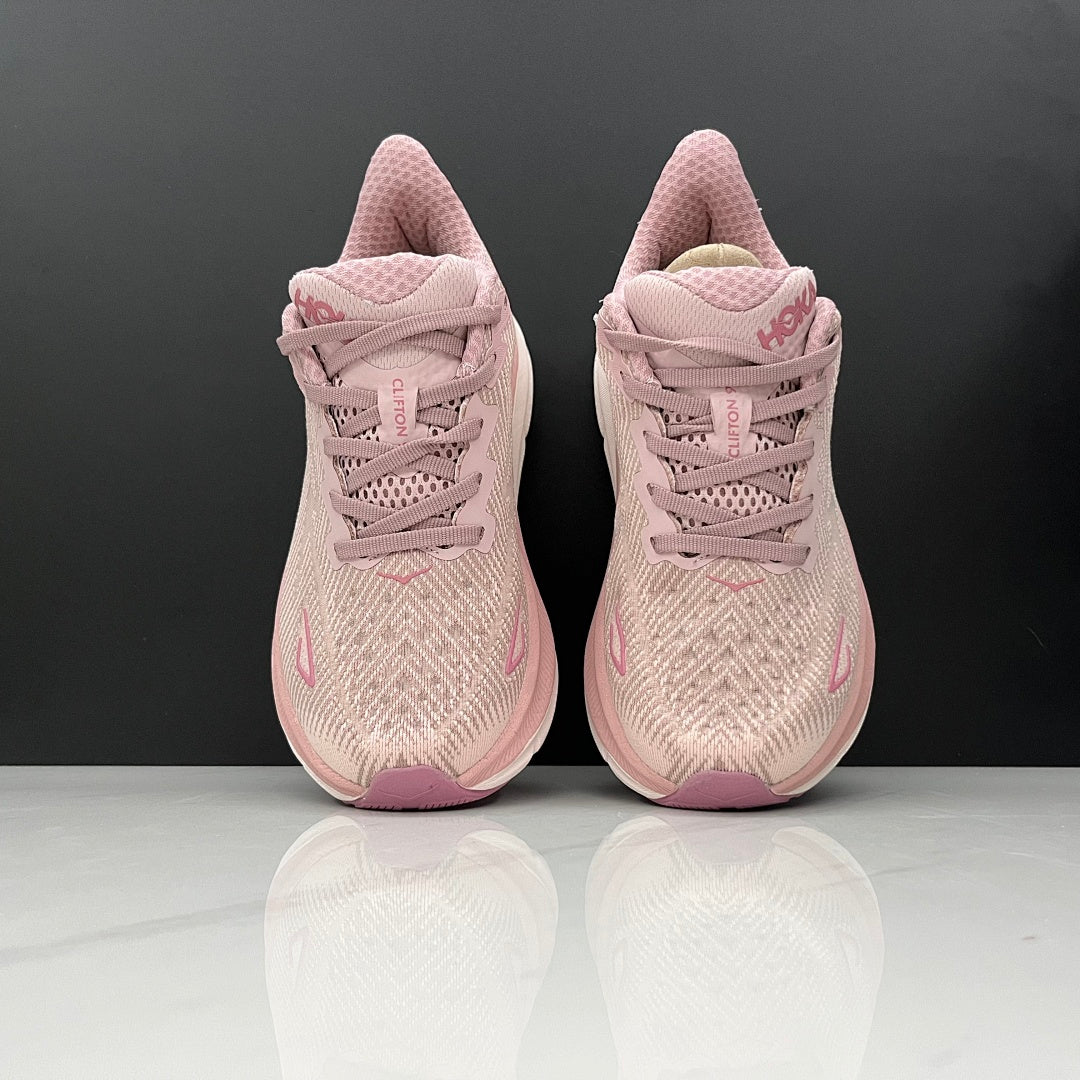 HOKA Clifton 9 Pink Running Shoes