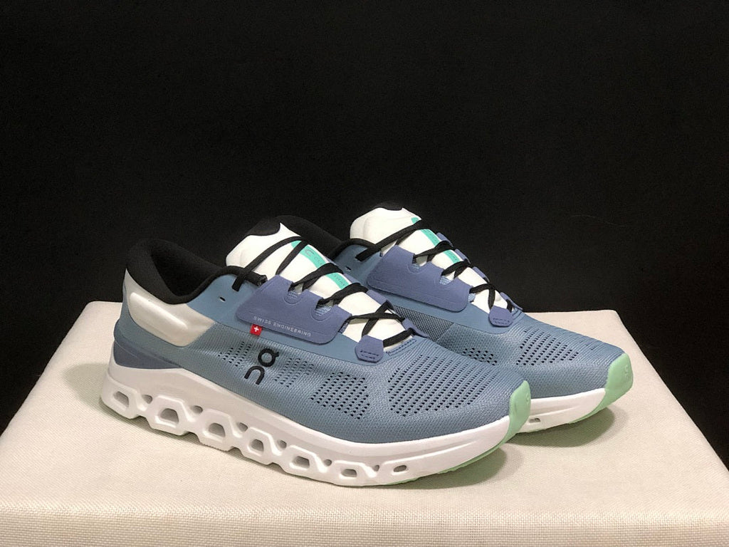 On Cloudstratus 3 Running Shoes, Blue Gray