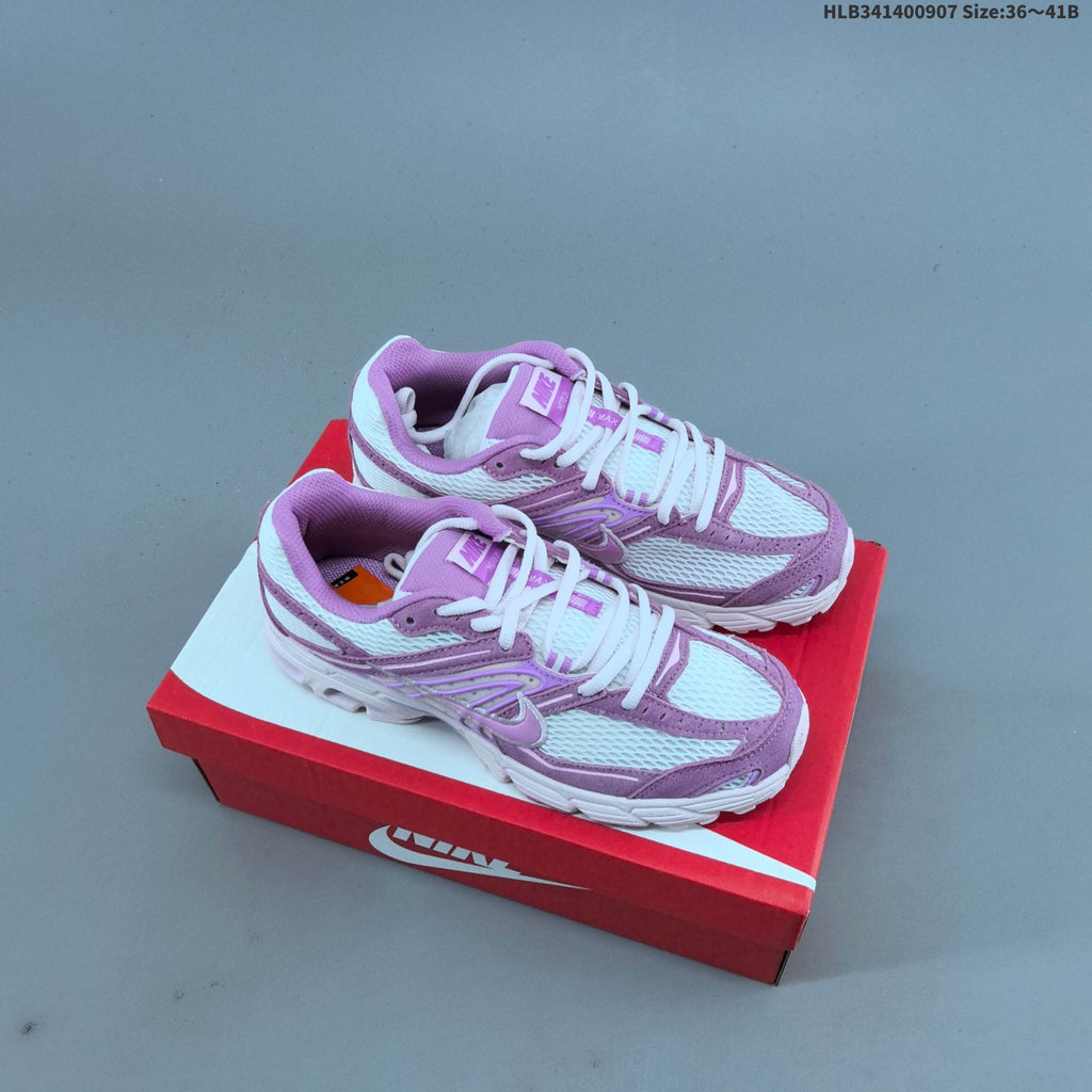 Nike Air Max Moto Sneakers in White and Purple