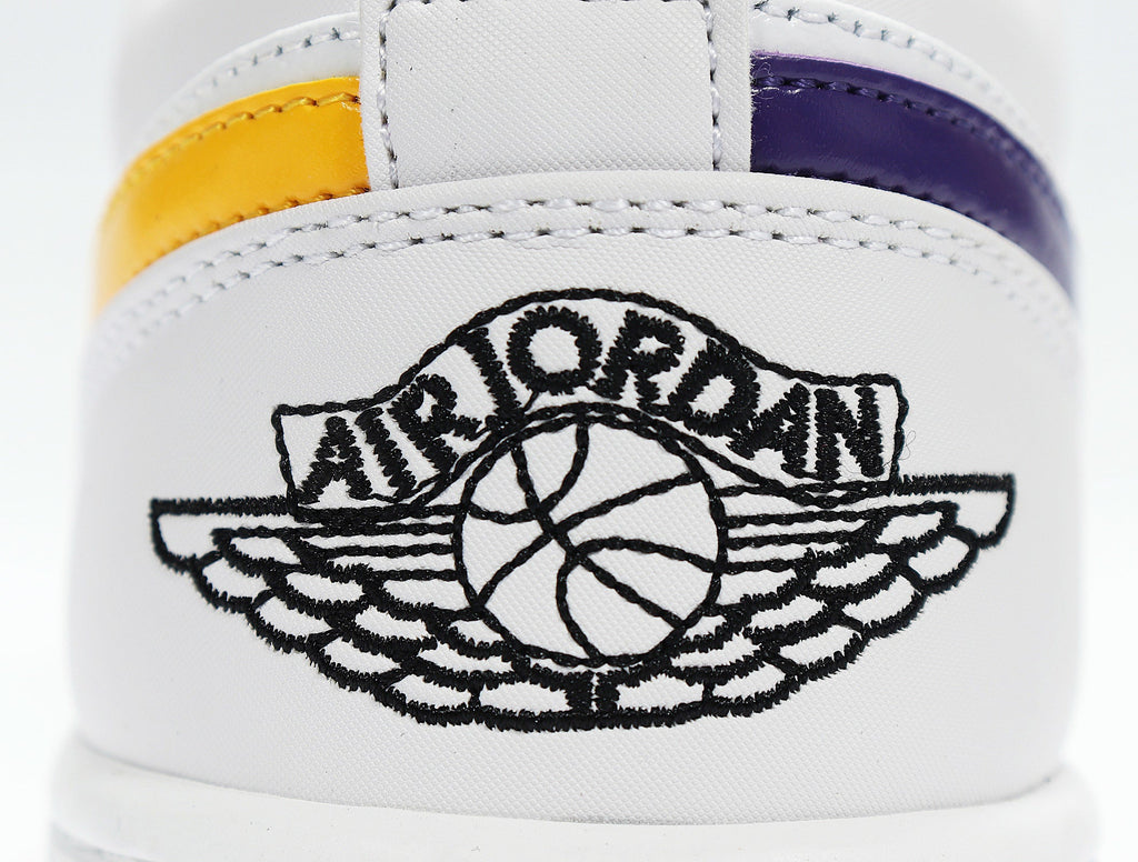 Nike Air Jordan 1 Low White Multicolor Swoosh CW7009-100