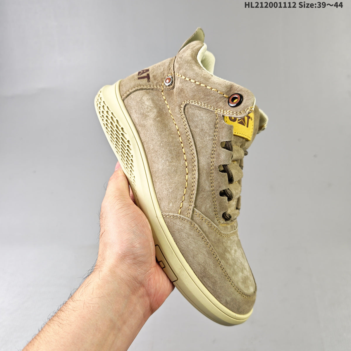 CAT Footwear High-Top Casual Boots in Taupe