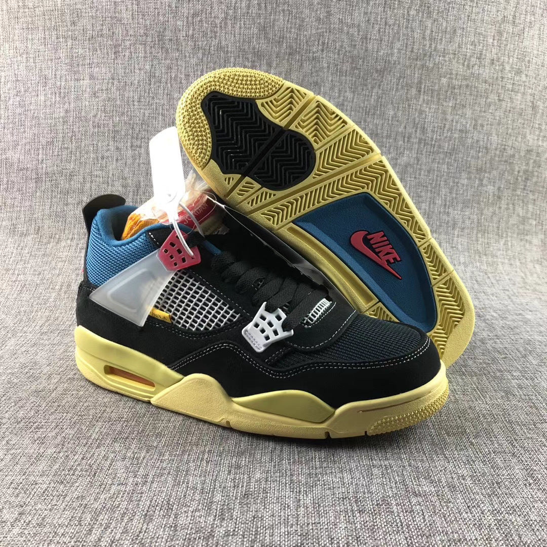 Jordan Air Jordan 4 Union LA Off Noir Black Blue Sneakers