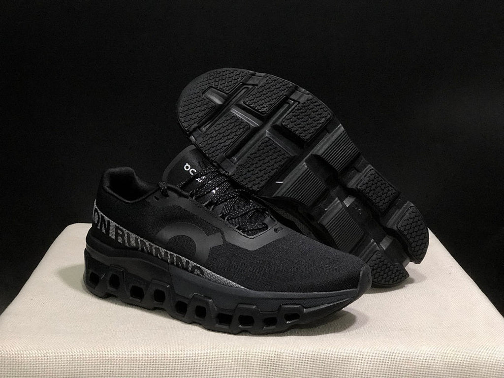 On Cloudmonster 2 Black and Ash Running Shoes