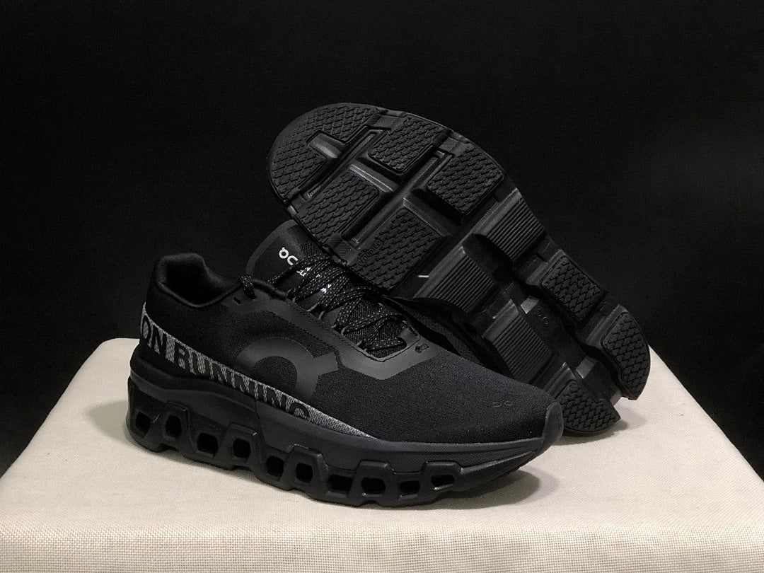 On Cloudmonster 2 Black and Ash Running Shoes