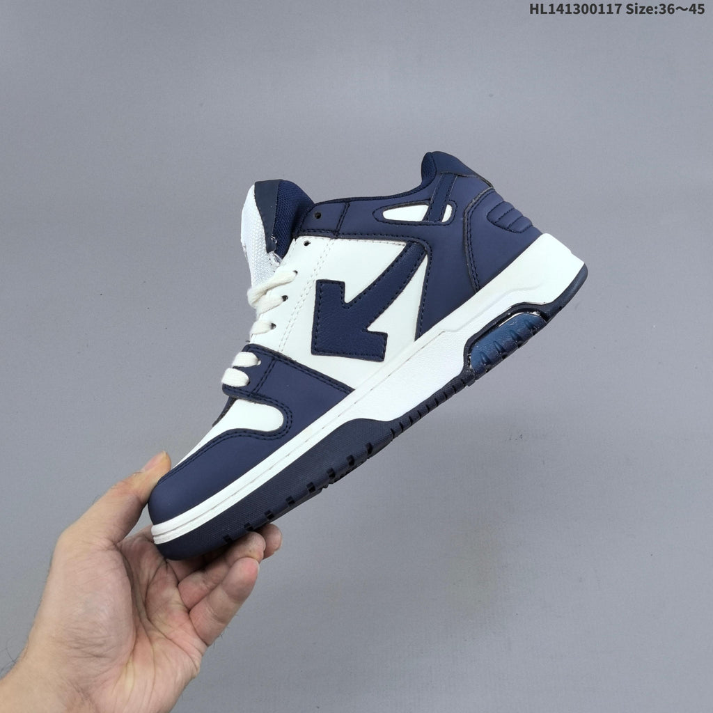 Off-White Arrow Low-Top Sneakers in White