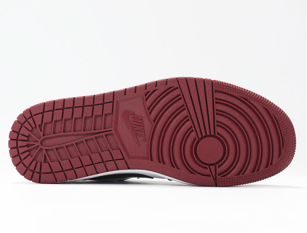 Air Jordan 1 Low Red and White Sneakers 553558-604