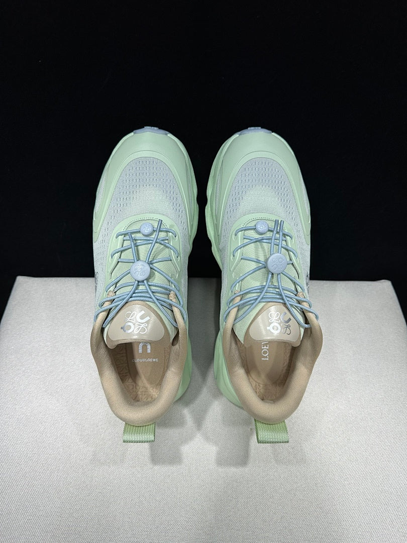 On x Loewe Cloudventure 3.0 Sneakers in Mint Green