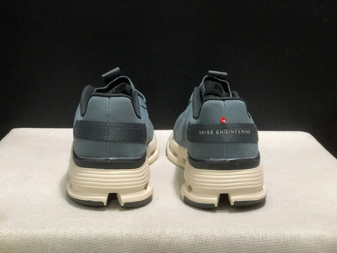 On Cloudnova Form 2 Sneakers in Blue and Cream