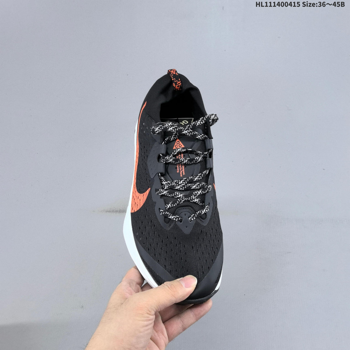 Nike ACG Zegama Trail Running Shoes, Black and Orange