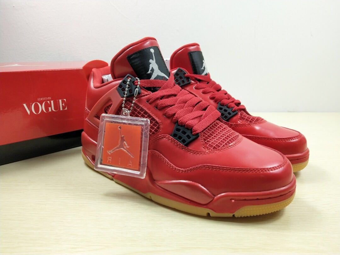 Air Jordan 4 Singles Day Red Sneakers AV3914-600