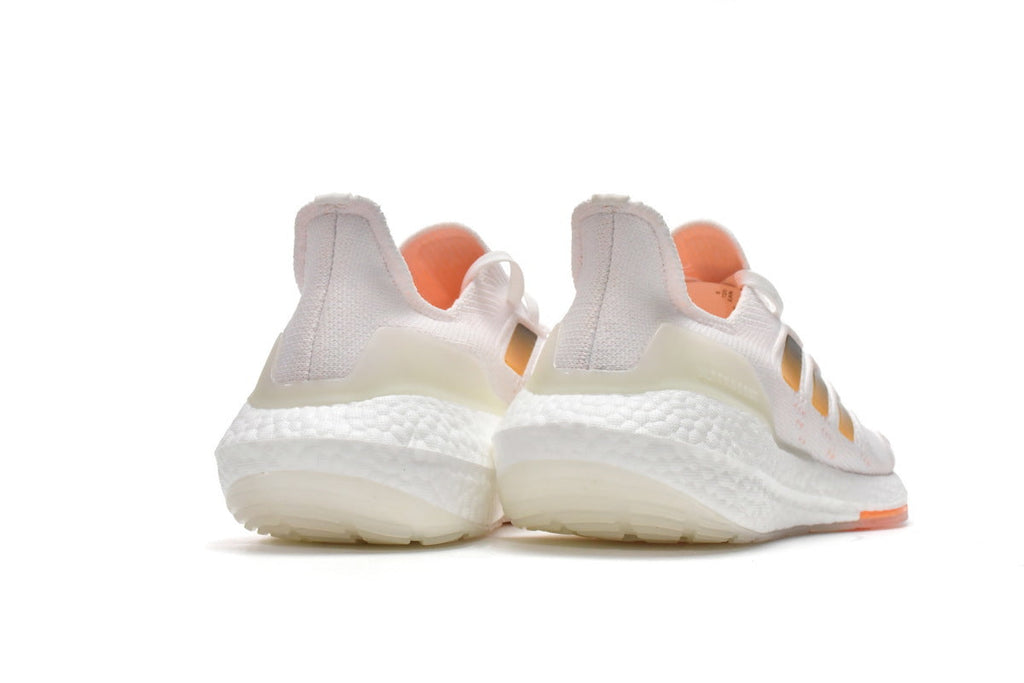 adidas Ultra Boost 2022 Heat.RDY White Flash Orange Running Shoes GZ0129