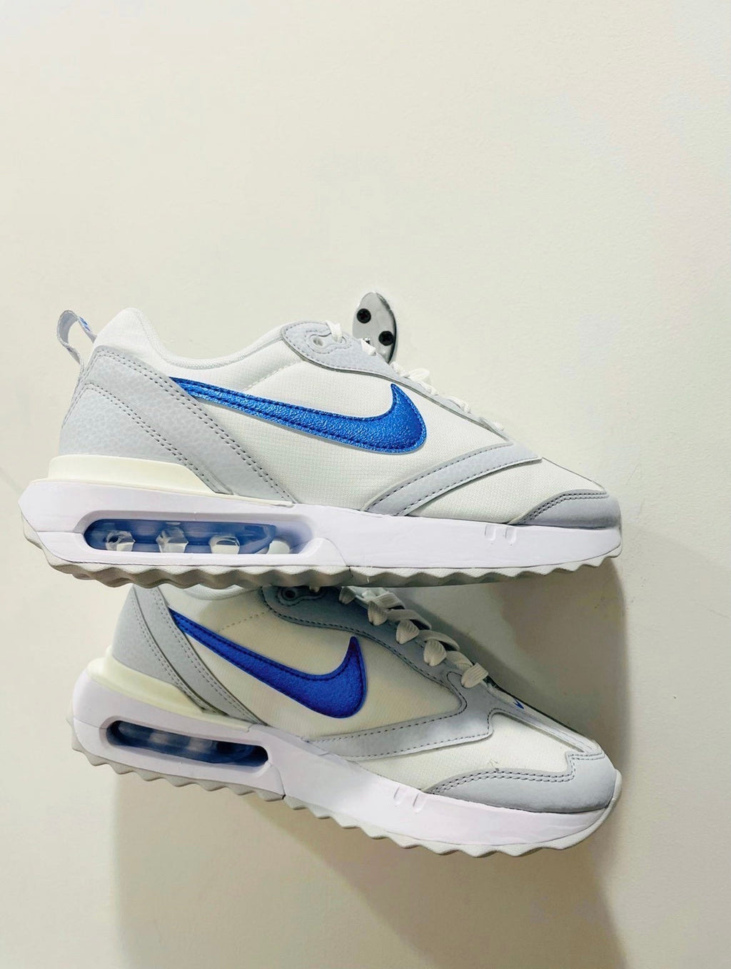 Nike Air Max Dawn DR2395-100 White and Grey Sneakers