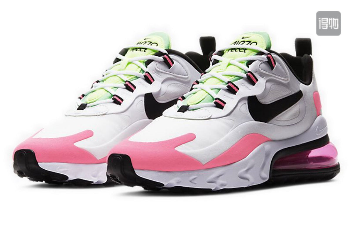 Nike Air Max 270 React Sneakers White Pink CJ0619-101