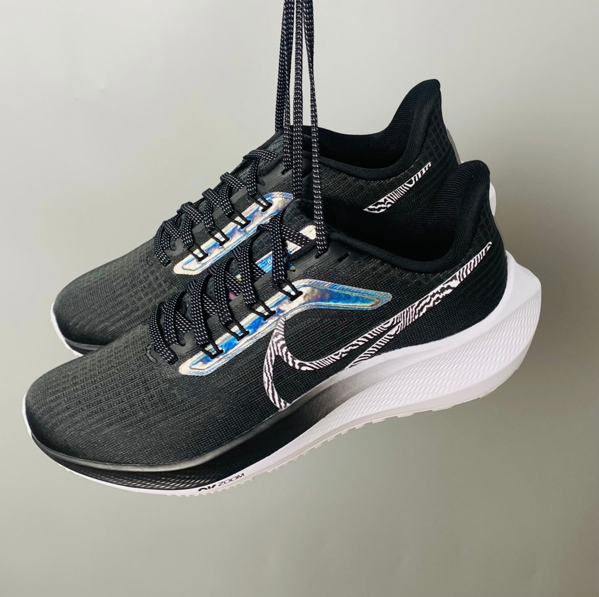Nike Air Zoom Pegasus 39 Black Silver Running Shoes DR9619-001
