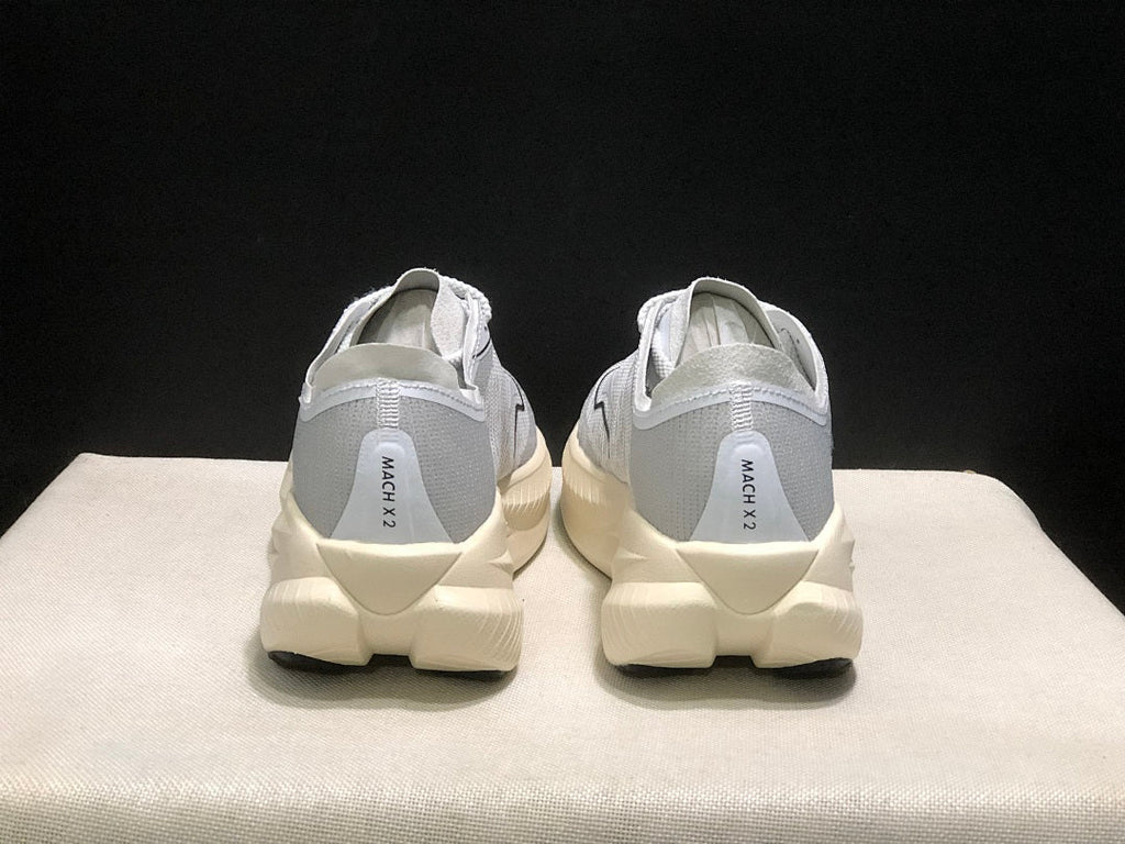 HOKA Mach X 2 Running Shoes in White and Gray