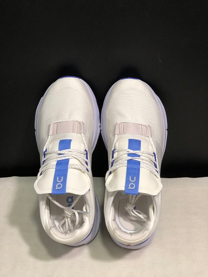 On Cloudnova 1 Sneakers, White and Blue