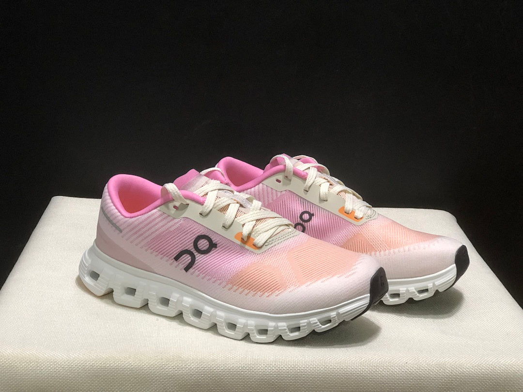 On Cloud 6 Push Pink Running Sneakers