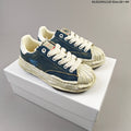 MMY Wayne Low-Top Sneakers in Blue Denim