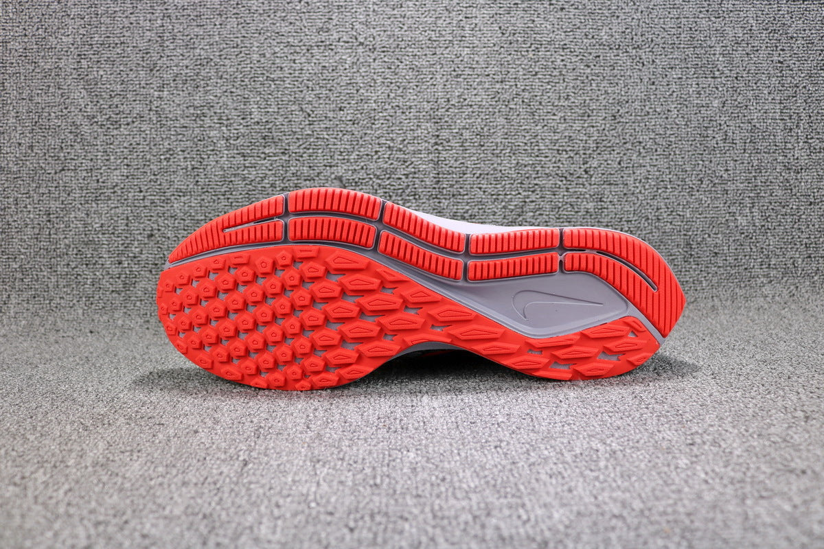 Nike Air Zoom Pegasus 35 Running Shoes, Grey/Crimson 942851-006