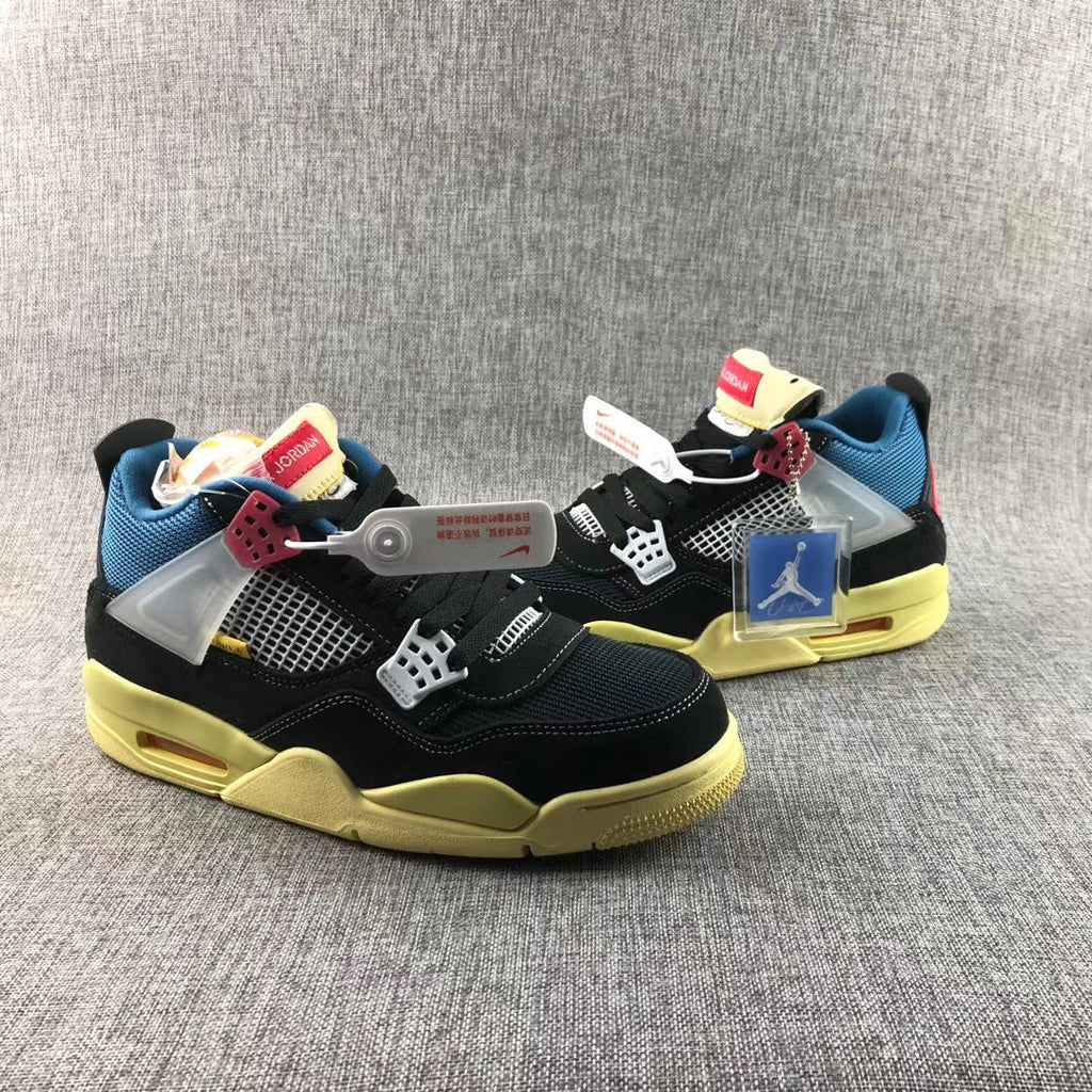 Jordan Air Jordan 4 Union LA Off Noir Black Blue Sneakers