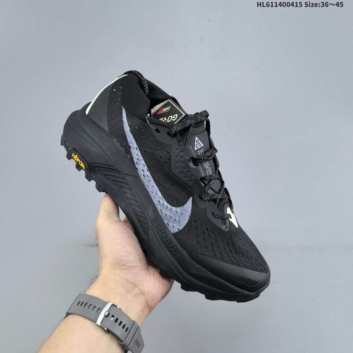 Nike ACG Zegama Trail Running Shoes Black Gray