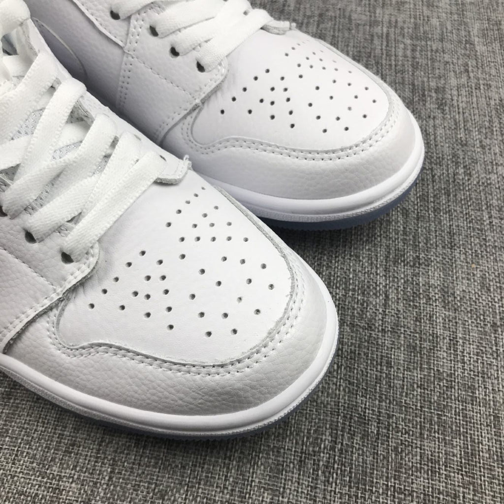 Air Jordan 1 Mid Unite Totale White Sneakers CI9100-100