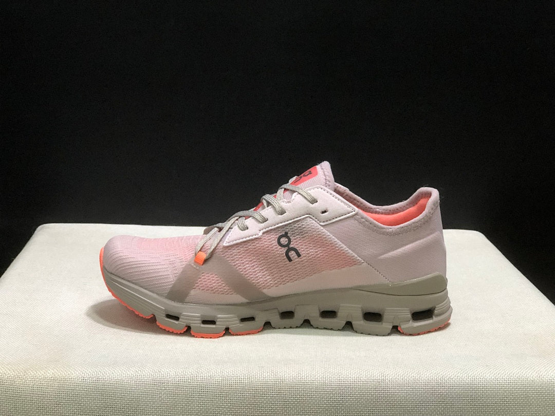 On Cloud X 4 AD Sneakers in Pink and Gray