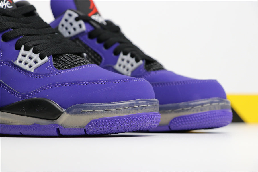Jordan 4 Retro Purple Suede Sneakers 308497-406