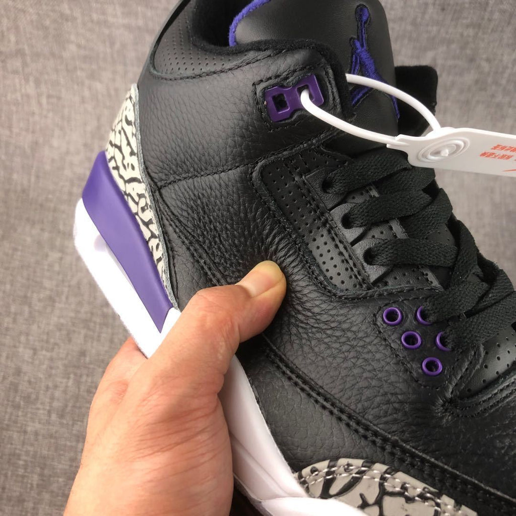 Jordan Air Jordan 3 Court Purple Black Sneakers CT8532-050