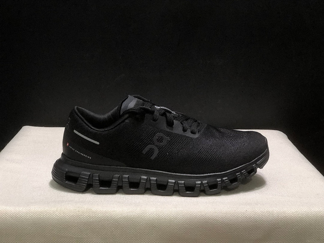 On Cloud 6 Push Black Running Sneakers