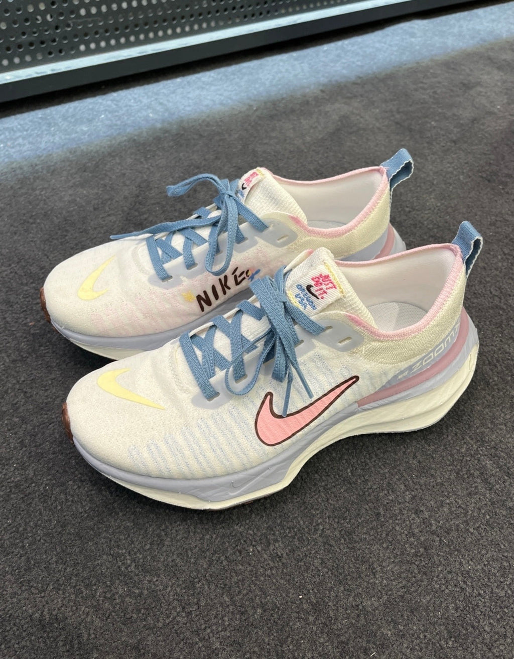 Nike ZoomX Invincible Run Flyknit 3 Running Shoes Blue White FJ7727-161