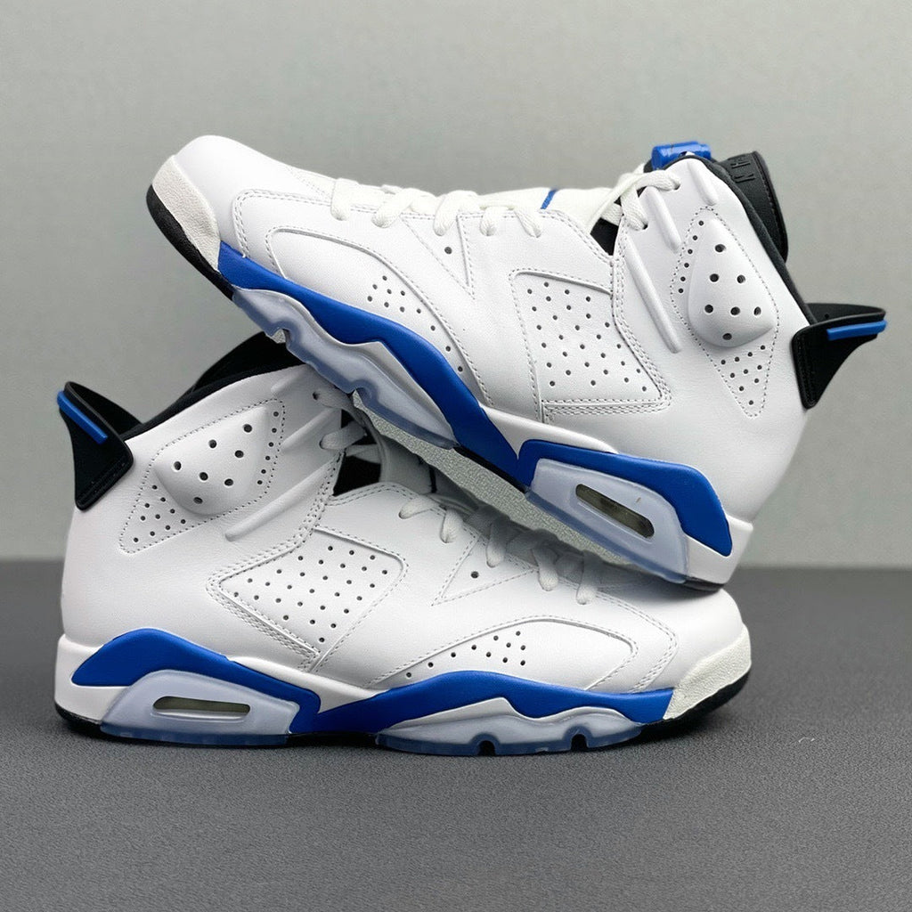 Jordan Air Jordan 6 Retro Sport Blue High-Top Sneakers