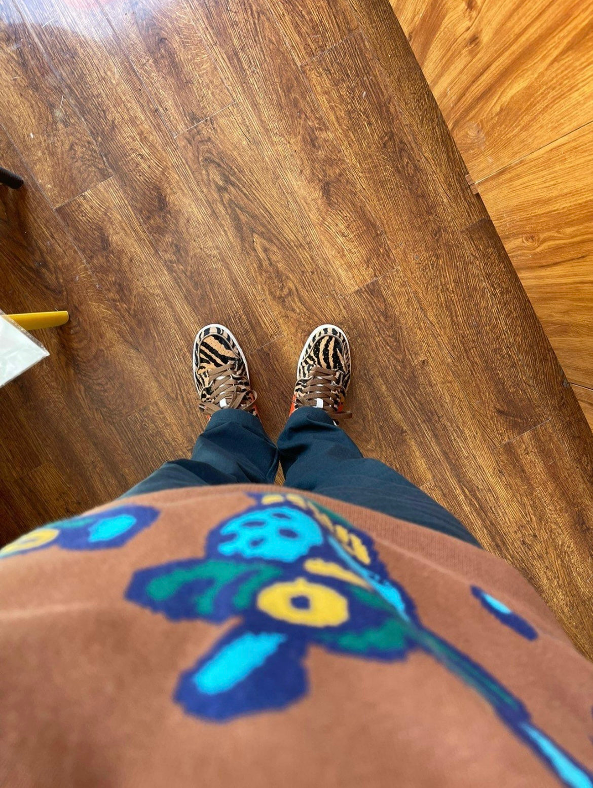 BAPE SK8 STA Tiger-Stripe Low-Top Sneakers