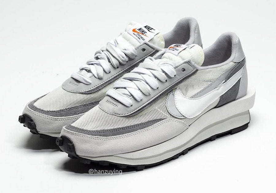 Nike x sacai LDWaffle Sneakers in White and Grey BV0073-100