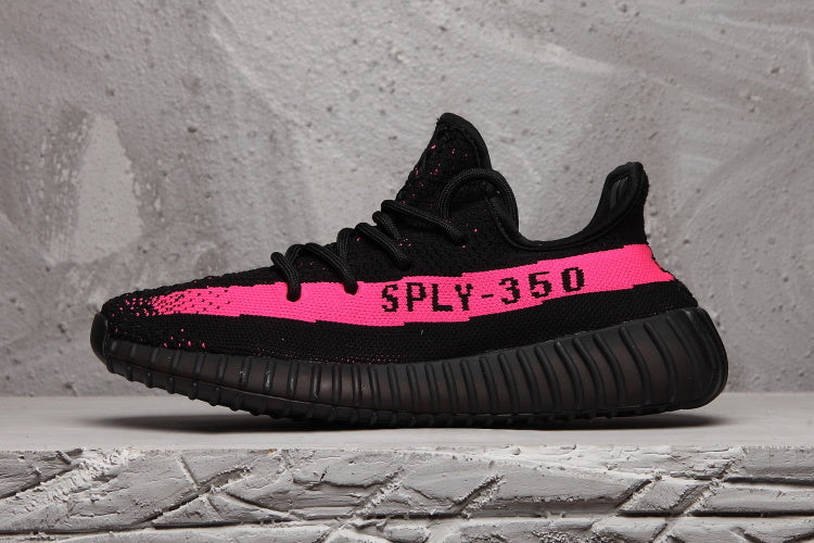Yeezy Boost 350 V2 Black Pink Sneakers