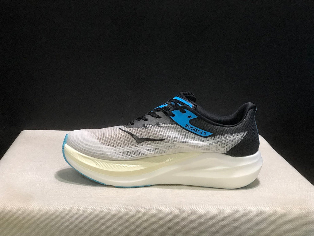 HOKA Rocket X 3 Running Shoes – White, Black and Blue