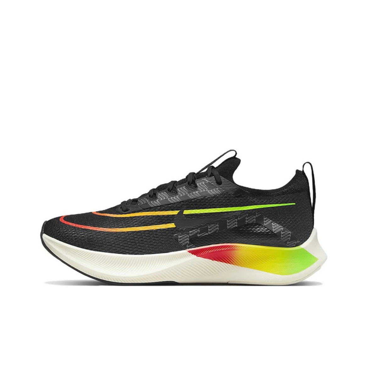 Nike Zoom Fly 4 Running Shoes Black Orange Green DQ4993-010