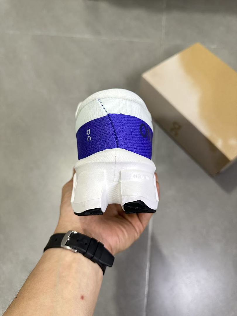 On Running Sneakers in White and Purple